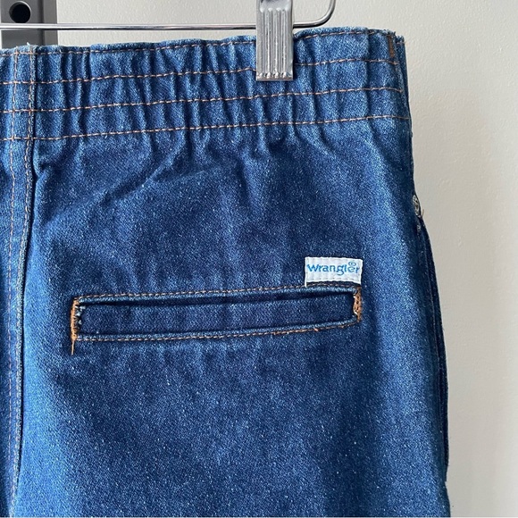 Vintage Wrangler Denim Jeans High Rise Longline Size 30 Tall 70s 80s - Picture 4 of 12